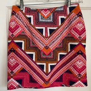 Merona Aztec Mini Skirt